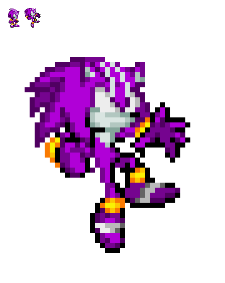 Pixilart - Darkspine Sonic Sprite by SpongeChris