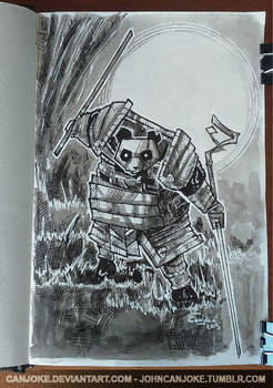 Sketchbook 01 - Panda Samourai