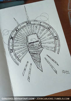 Sketchbook 04 - Space Traveler Emblem