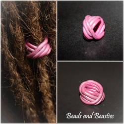 Dread Bead : Pink Braid