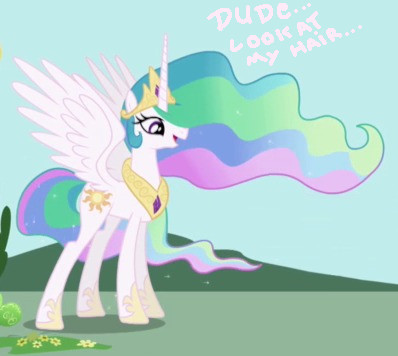 celestia being stoned