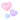 pastel hearts emoji