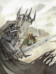 Eowyn and the Witch King by Lamorien