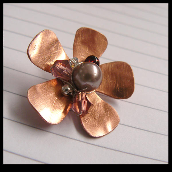 flower brooch