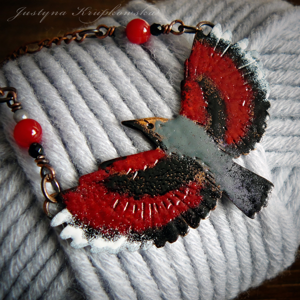 wallcreeper necklace