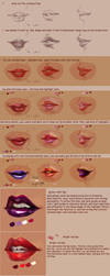 how to draw lips tutorial by jiuge