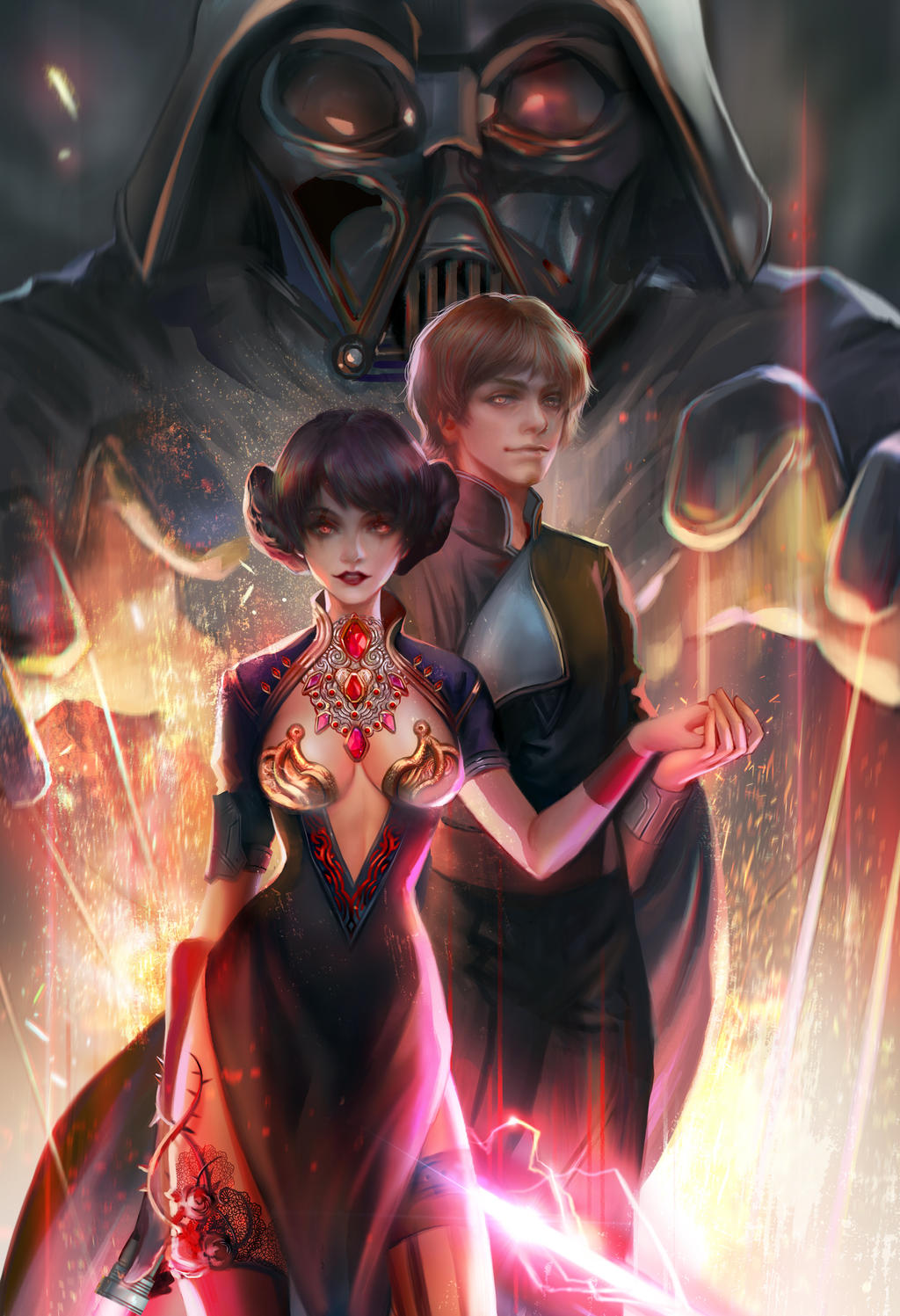 to the dark side of the force by jiuge on DeviantArt