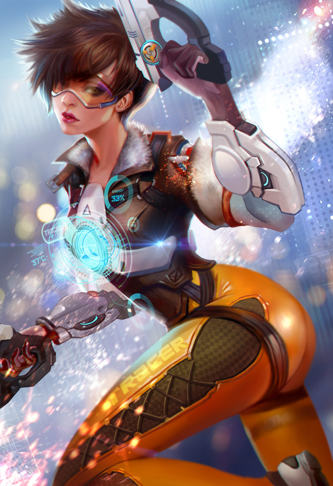 Overwatch Tracer FanArt by JeremyChong on DeviantArt