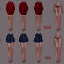 How to draw skirt part 2