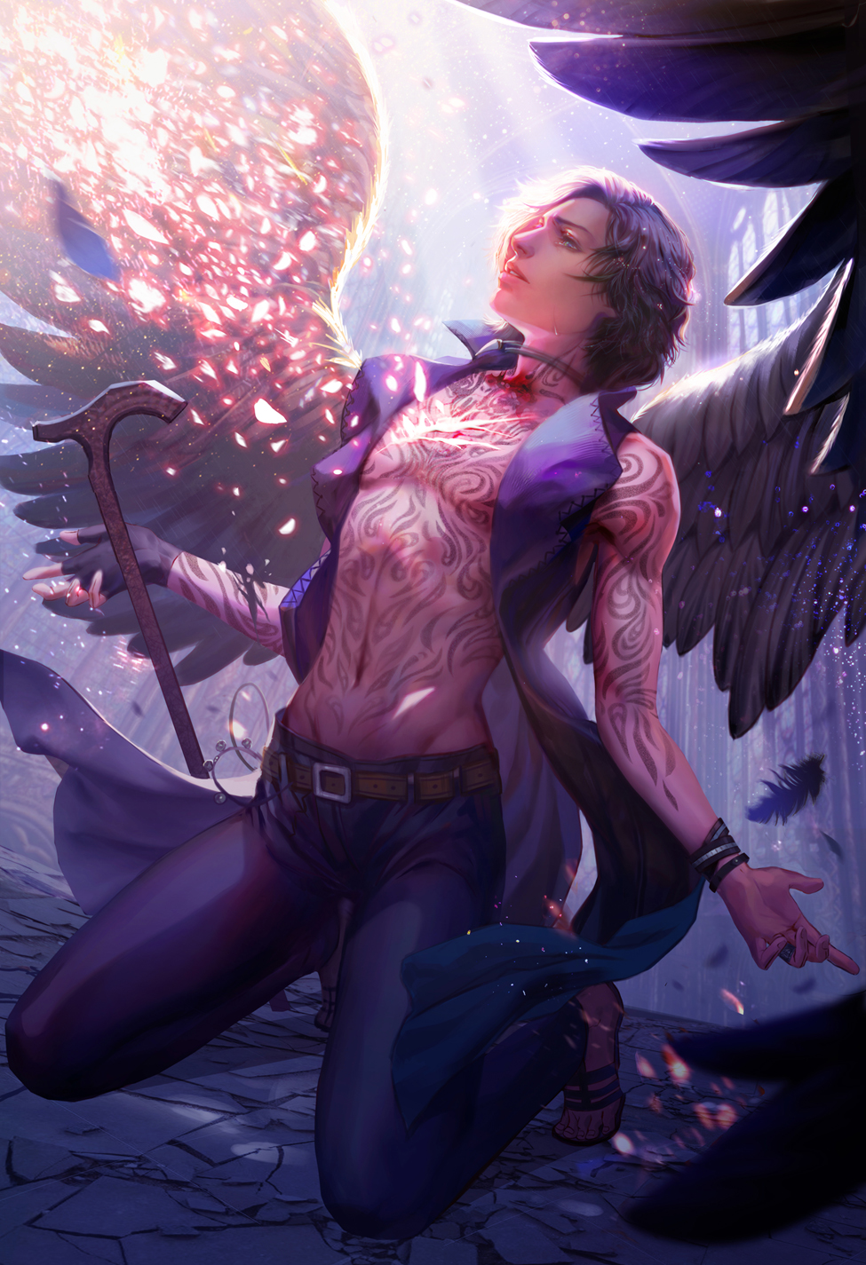 Devil may cry3 Vergil fan art by jiuge on DeviantArt