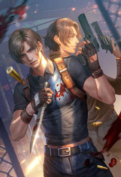 Resident Evil4 Leon and luis