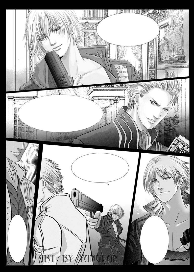 dmc3 doujinshi --sample page