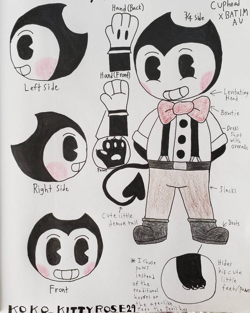Bendy and the Cups (BatIM & Cuphead crossover)