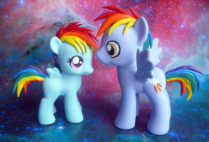 Rainbow Dash and Rainbow Dad