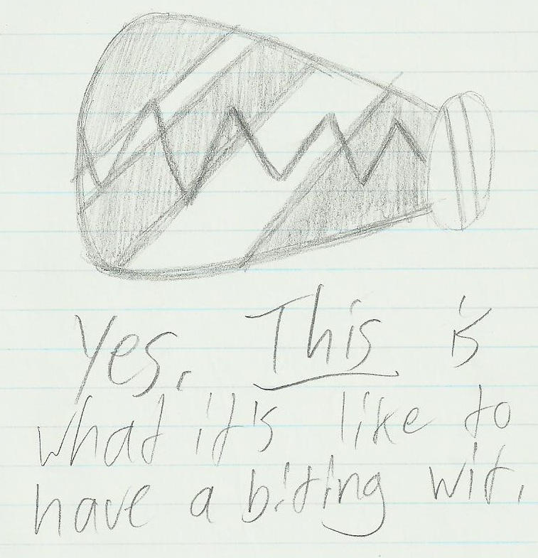 Biting Wit by Mr86Archive on DeviantArt Biting Wit by Mr86Archive on DeviantArt