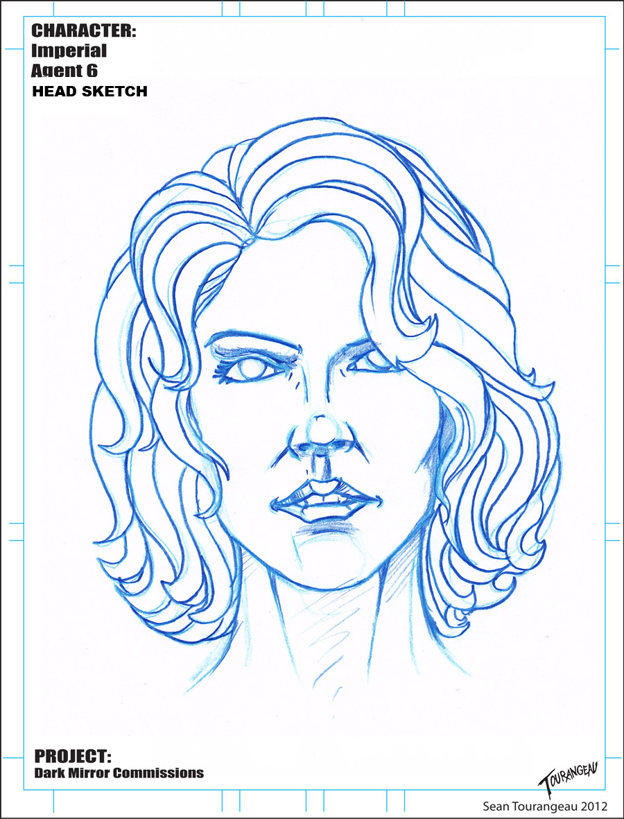 Caprica Six Sketch