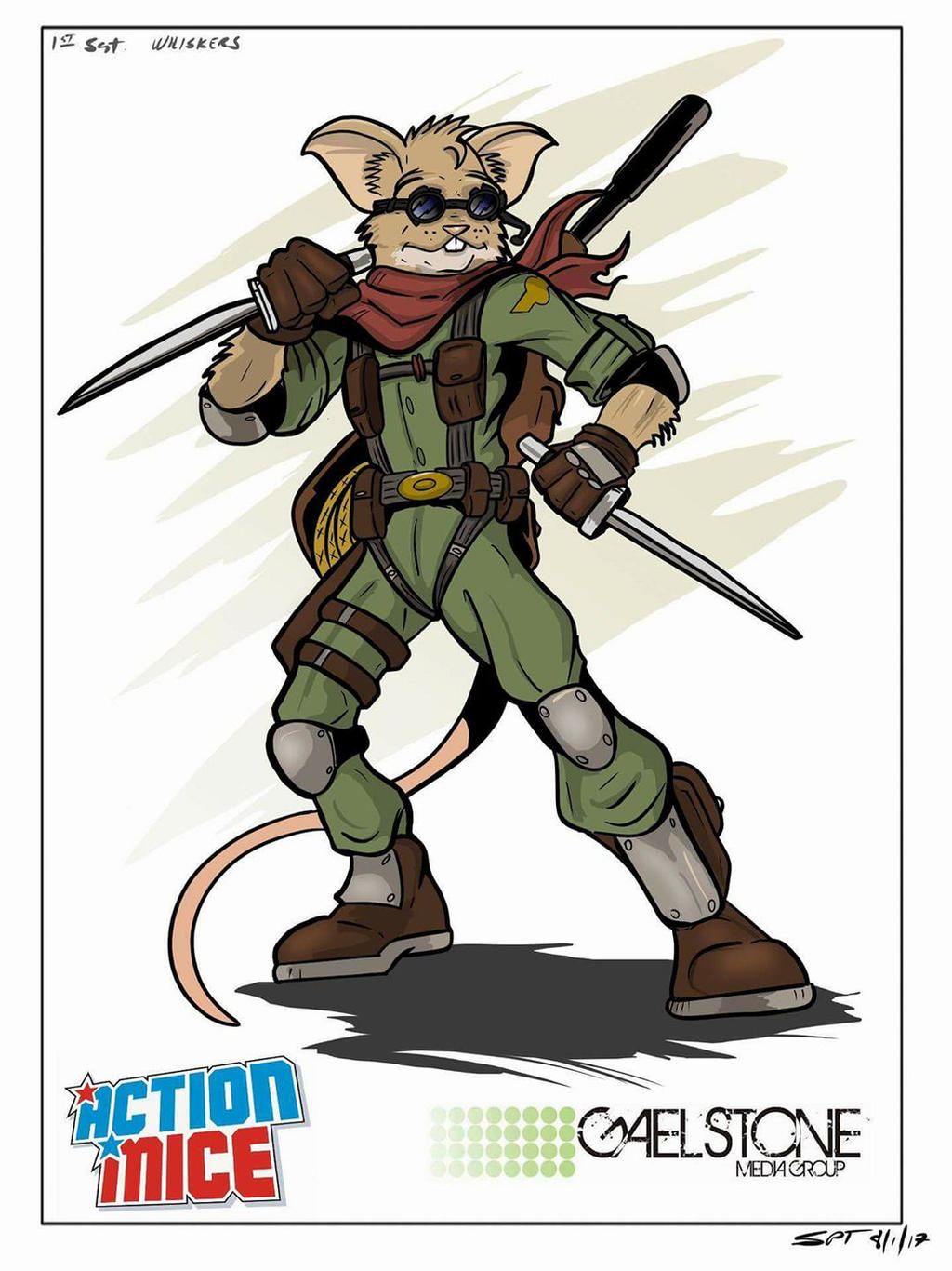 Sgt Whiskers - Action Mice