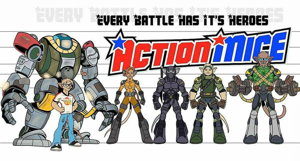 Action Mice Core Team Locked Characters by stourangeau