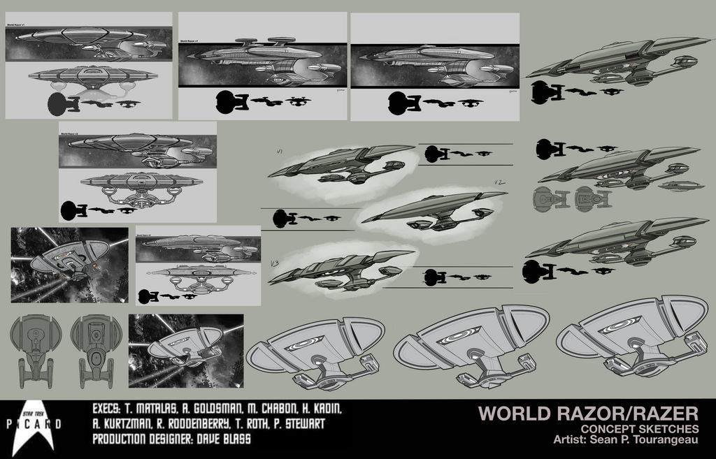 Star Trek Picard World Razor Razer concept art by stourangeau on DeviantArt