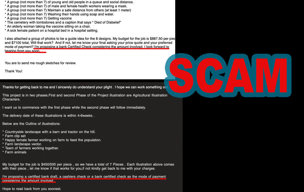 Deviantart Scam BEWARE Scam by stourangeau on DeviantArt