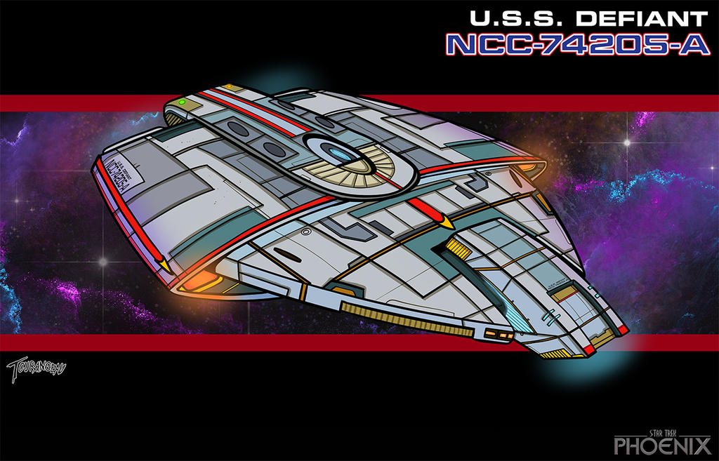 USS Defiant A commission by stourangeau on DeviantArt