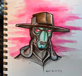 Cad Bane first time sketch by stourangeau