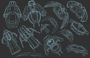 Life here began out there sketches