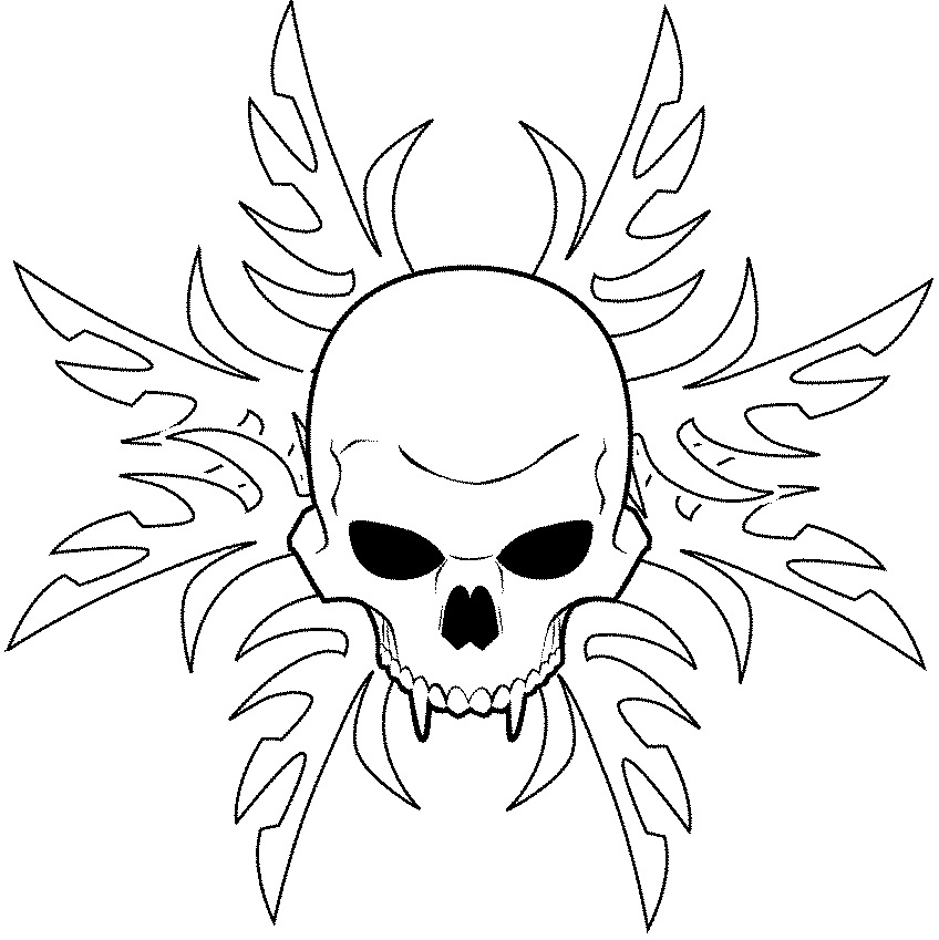 It's just a photo of Eloquent Tribal Skull Drawing It's just a graphic of Eloquent Tribal Skull Drawing