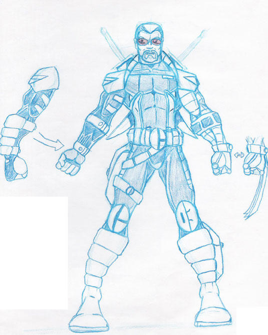 Sci-fi Trooper Sketch 2 by stourangeau on DeviantArt