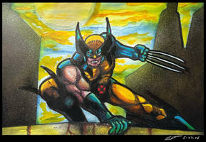 Wolverine acrylic