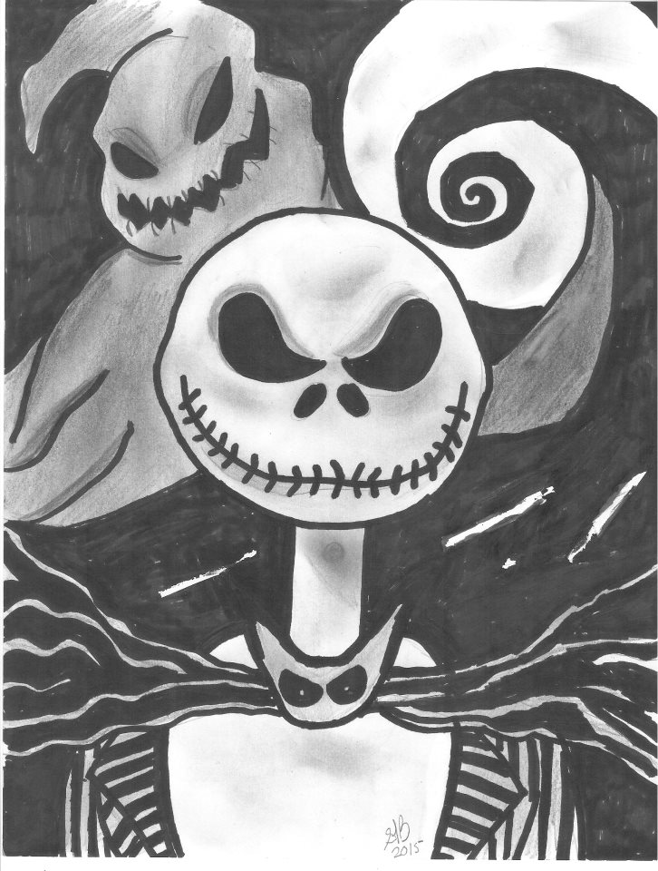 Jack Skellington (That I draw) by Steelclaw60 on DeviantArt