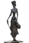 Violinist statute (No background)... by Dark-Indigo-Stock