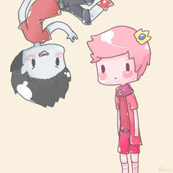 marshall lee x prince gumball