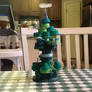 Green Bottle  Cap Sculpture