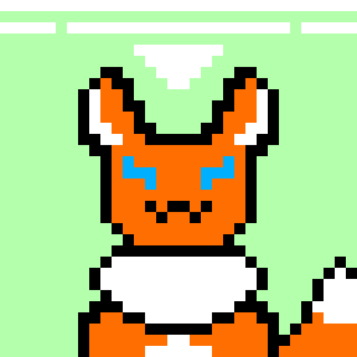 8-bit Fox by LifeInCart00nMotion on DeviantArt