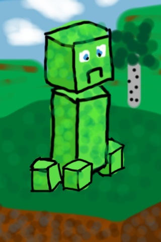 Creeper sad (cannot explode without a steve) by le5h on DeviantArt