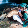 Link at Waterfall