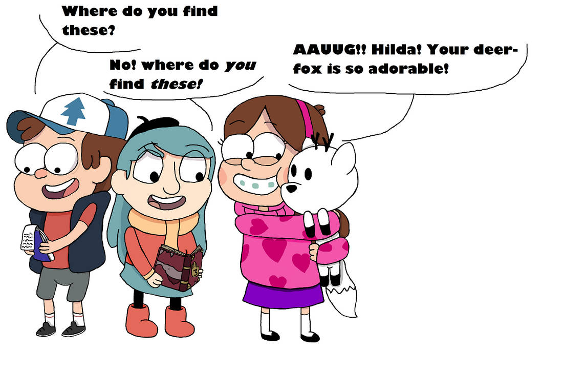 Dipper And Mabel Meet Hilda By TheYigafooWisperer On DeviantArt dipper-and-mabel-meet-hilda-by-theyigafoowisperer-on-deviantart