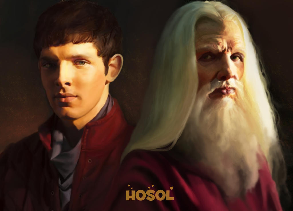 Merlin and old Merlin by HOSOL on DeviantArt