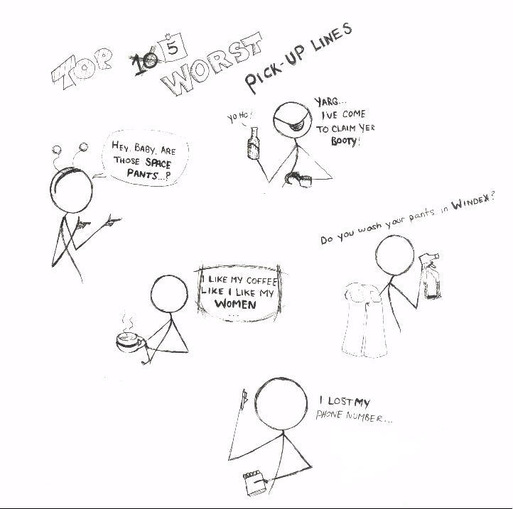 Top 5 Worst Pick Up Lines by xxhauntedxx on DeviantArt