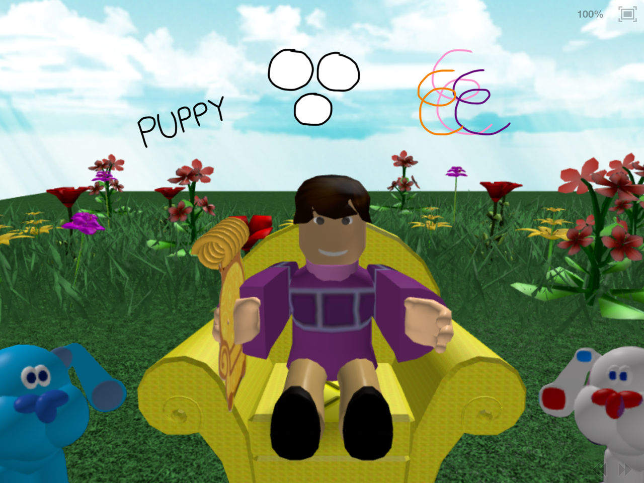 Meet Blues Baby Brother Roblox Addition By Joeysclues On Deviantart - barney live roblox