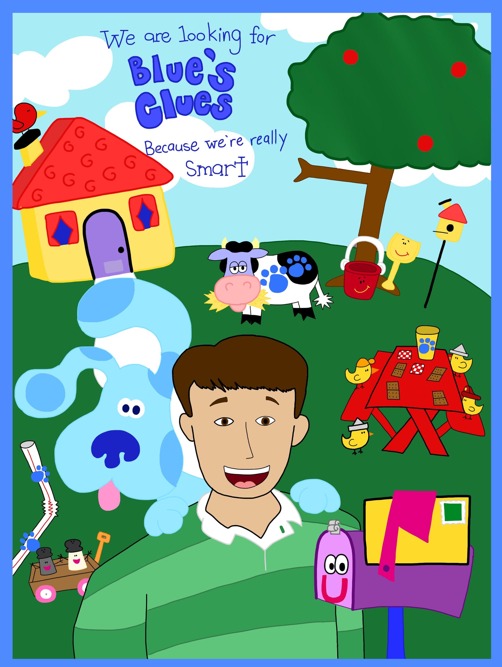 We are looking for Blues Clues! by joeysclues on DeviantArt