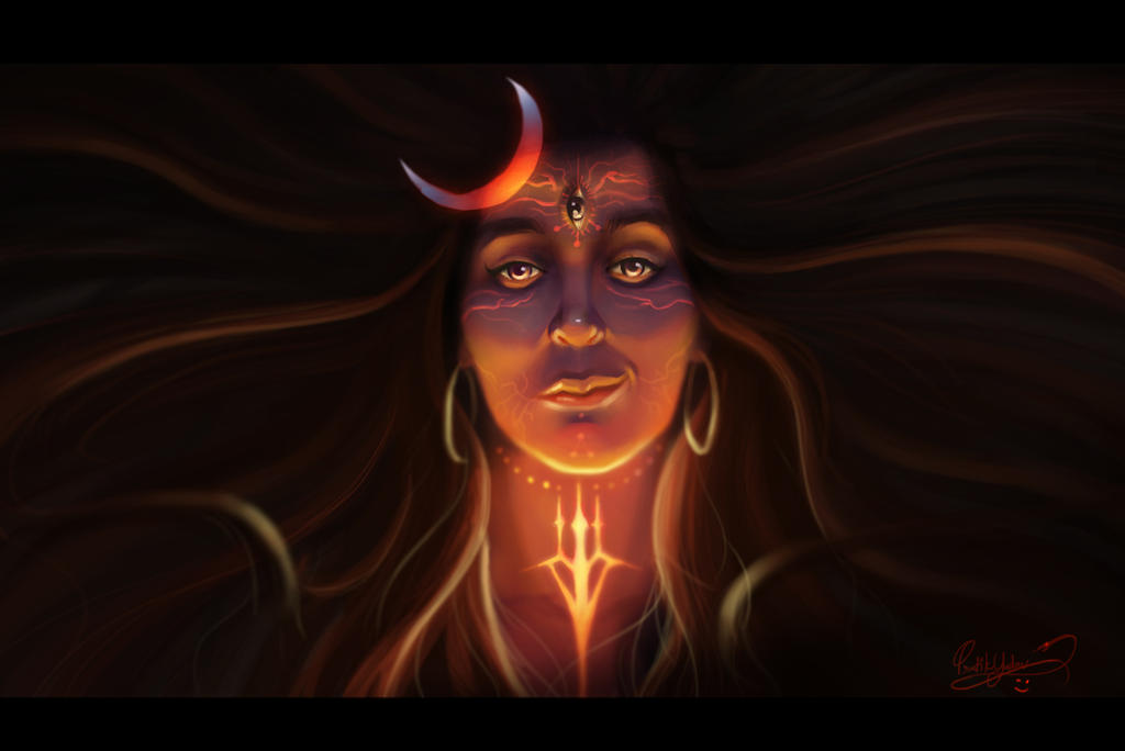 THE THRRE EYED GOD (LORD RUDRA SHIVA) by sixsage on DeviantArt
