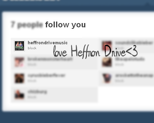 Heffron Drive follow me