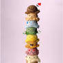 Ice Cream Totem Pole