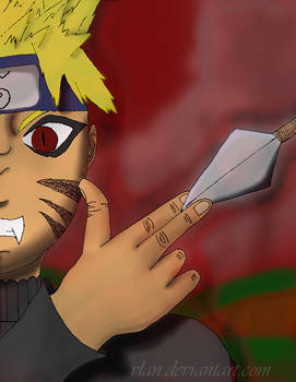 Naruto Rage with Kyuubi Cloak