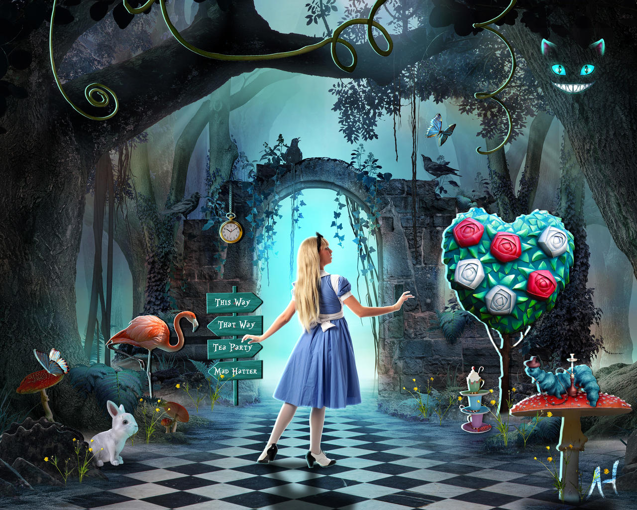 Wonderland Deviantart Wonderland by AmyHunterDesigns on DeviantArt