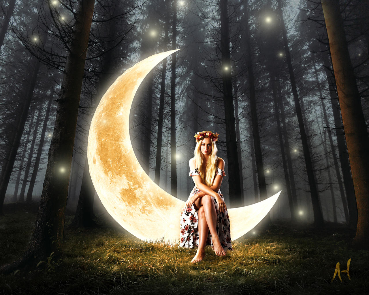 Fireflies by AmyHunterDesigns on DeviantArt