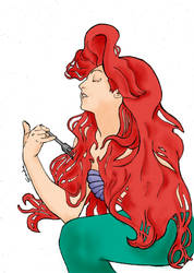 Ariel- Mucha style