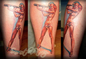 Sailor Pin Up Tattoo